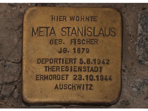 Stolperstein Meta Stanislaus