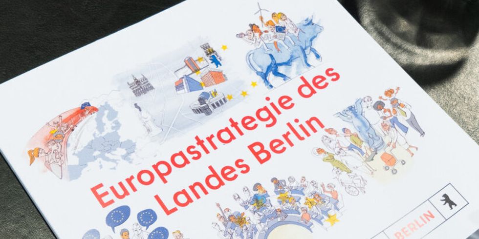 Deckblatt der Berliner Europastrategie