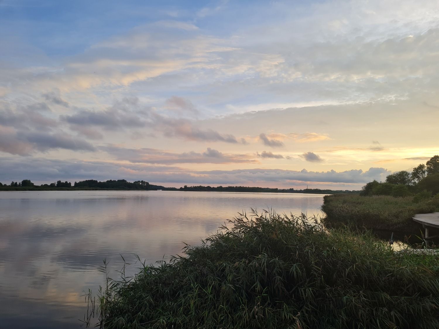 Abendstimmung am Strand von Ishøj, dem Unterkunftsort der Reisegruppe