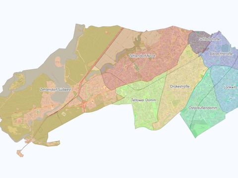 Übersichtskarte Bezirksregionen