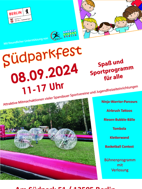 Plakat Südparkfest 2024