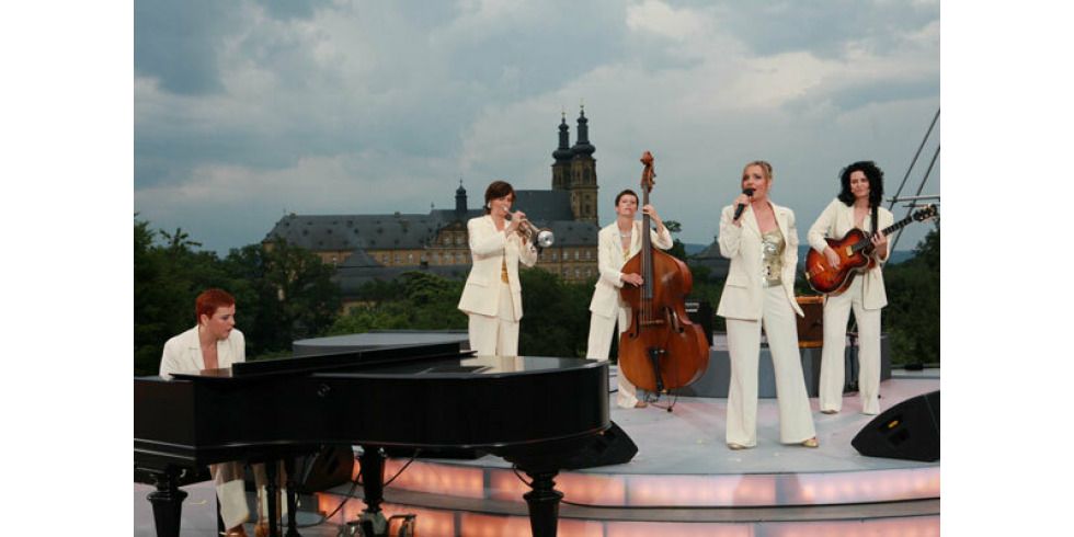 Kulturhaus Karlshorst Juni-Programm Les-Belles-du-Swing-live-Kloster-Banz 