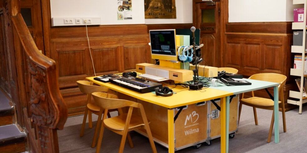 Musik-Makerspace der Heinrich-Schulz-Bibliothek