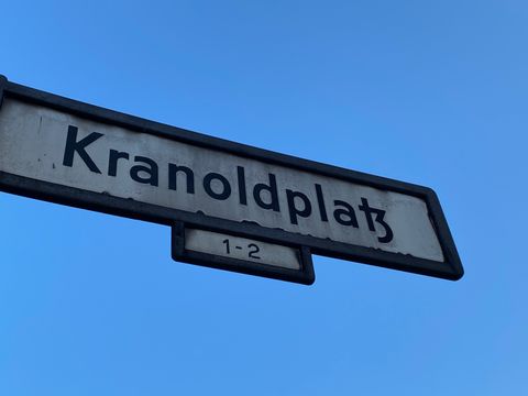 Bildvergrößerung: Kranoldplatz Straßenschild