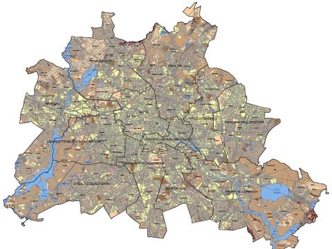 Bildvergrößerung: Umweltatlas Berlin Karte 01.11.11 Puffervermögen im organischen Kohlenstoffhaushalt 2020