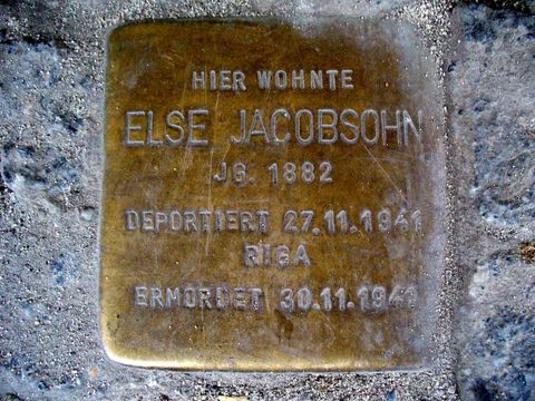 Stolperstein für Else Jacobsohn