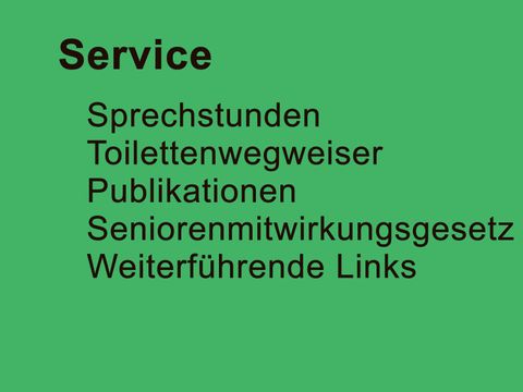 Welchen Service bietet die Seniorenvertretung an