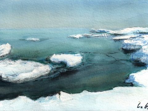 Gemälde "An der Ostsee"