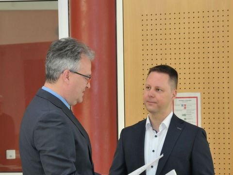 BVV-Vorsteher Stefan Suck ernennt Stefan Bley zum Bezirksstadtrat