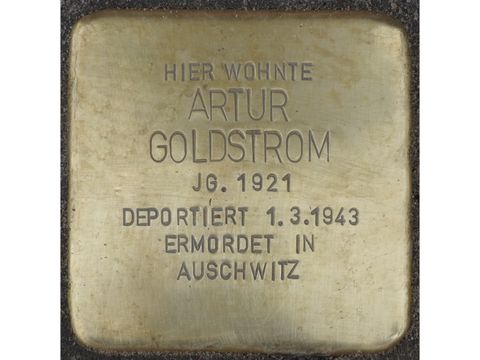 Stolperstein Artur Goldstrom