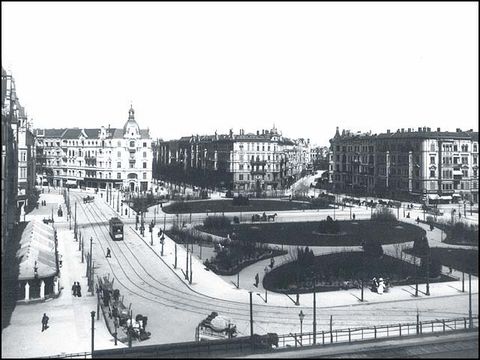 Savignyplatz, alter Zustand, um 1900