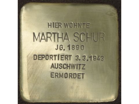 Schur, Martha, Wielandstraße 36