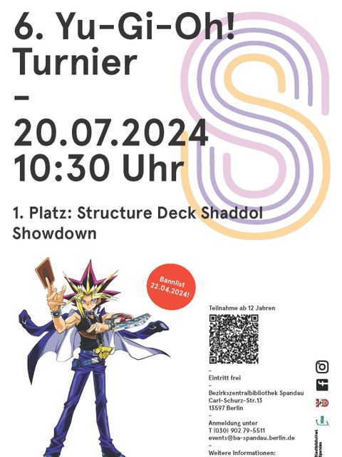 6. Yu-Gi-Oh! Turnier in der Bezirkszentralbibliothek