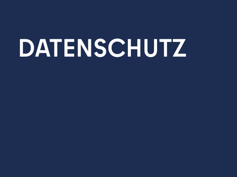 Datenschutz