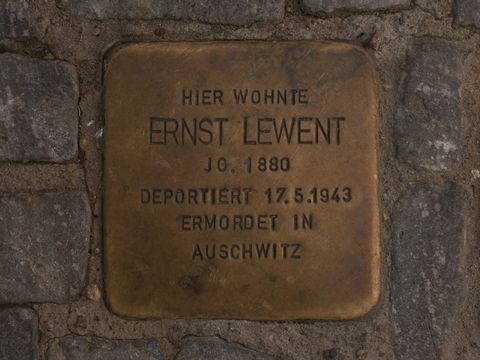 Stolperstein Ernst Lewent