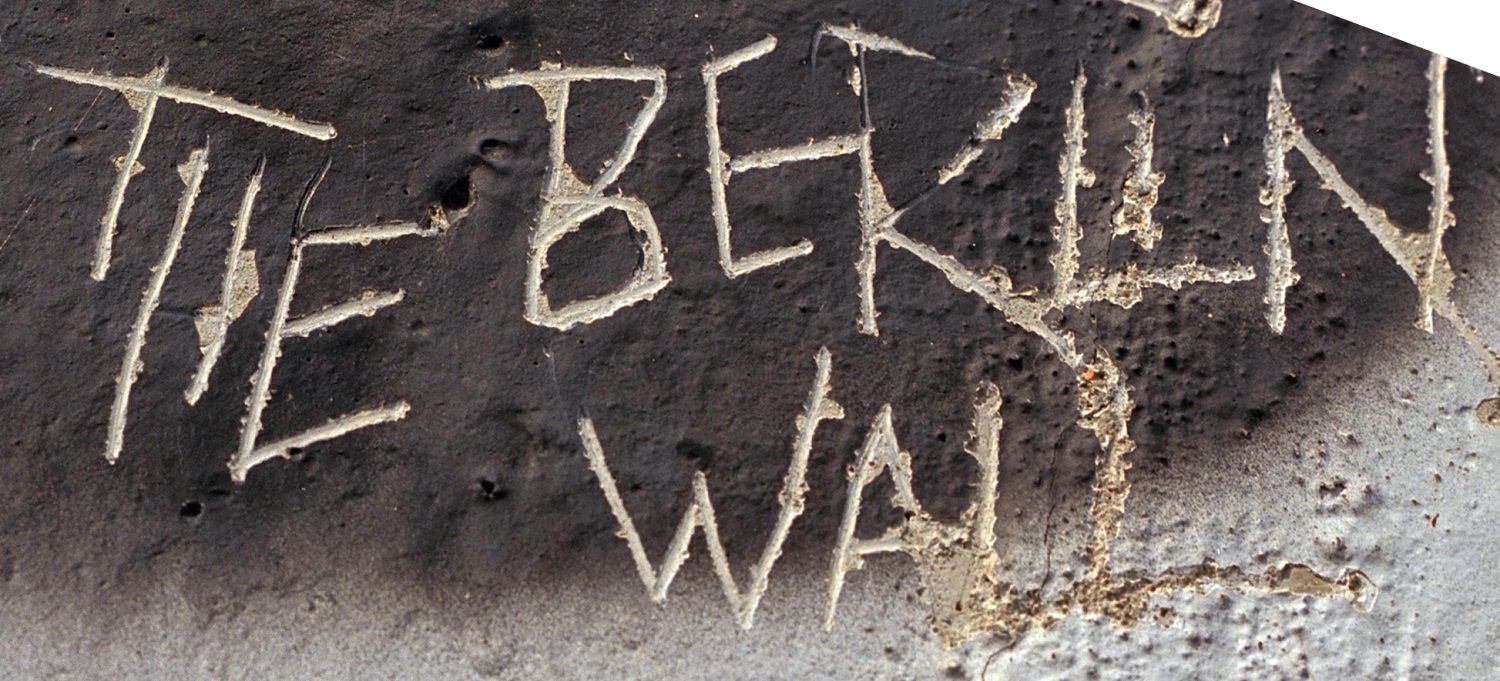 Graffiti an der Berliner Mauer