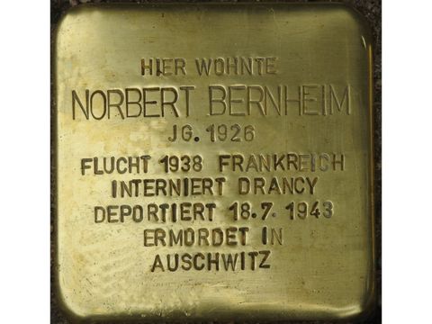 Stolperstein Norbert Bernheim