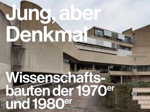 Diskussionsrunde zu Wissenschaftsbauten der 70er und 80er Jahre in Berlin