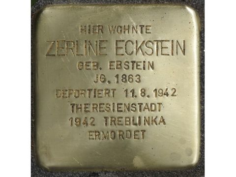 Bildvergrößerung: Stolperstein Zerline Eckstein