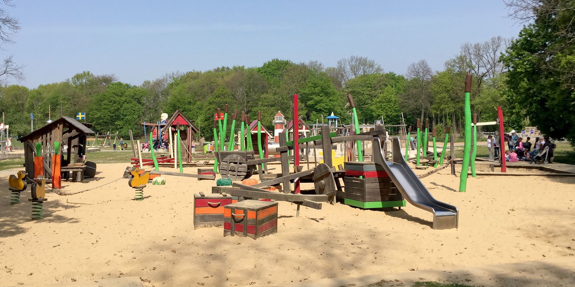 Kinderspielplatz im Park am Buschkrug