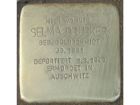 Stolperstein für Selma Drucker