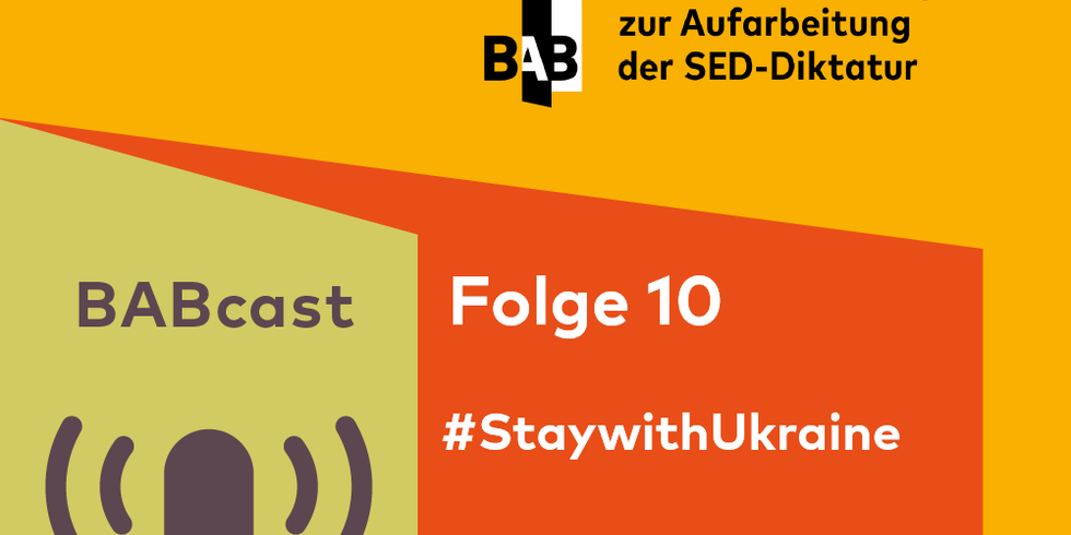 Cover BABcast Folge 10 #StaywithUkraine - Der BAB und die Flüchtlingshilfe