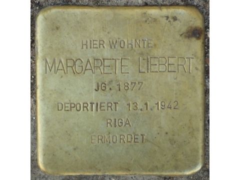 Stolperstein Margarete Liebert