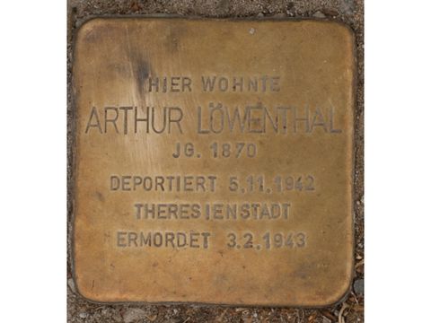 Stolperstein Arthur Löwenthal