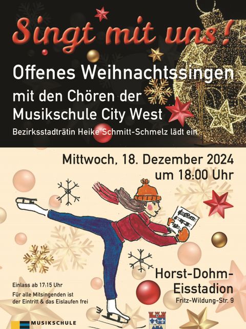 Weihnachtssingen 2024 Plakat