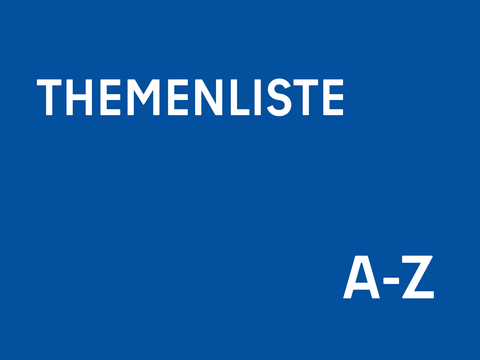 A-Z Themenliste