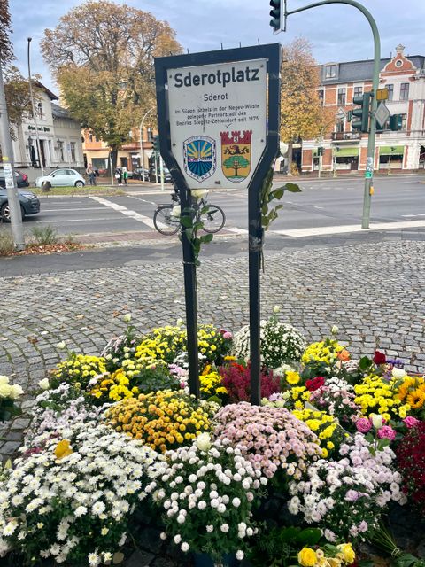 7. Oktober 2024: Sderotplatz am Tag des Gedenkens