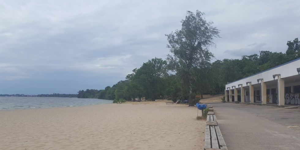 Badestelle und Erholungsfläche am Müggelsee