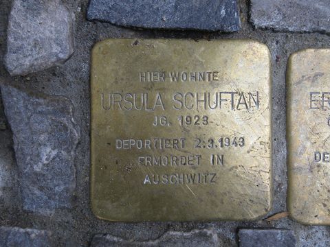 Bildvergrößerung: Stolperstein Ursula Schuftan