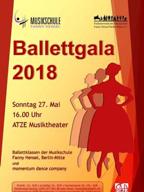 Plakat Ballettgala 2018