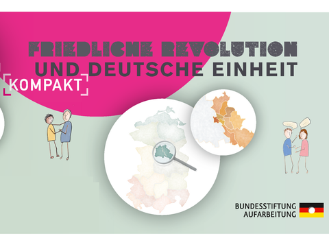 Ausstellungsplakat: Friedliche Revolution und Deutsche Einheit