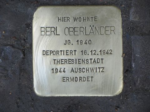 Stolperstein Berl Oberländer