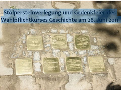 Stolpersteine Ahornallee 10