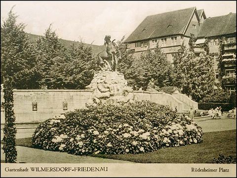 Brunnenanlage vor 1938