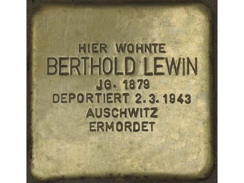 Stolperstein Berthold Lewin