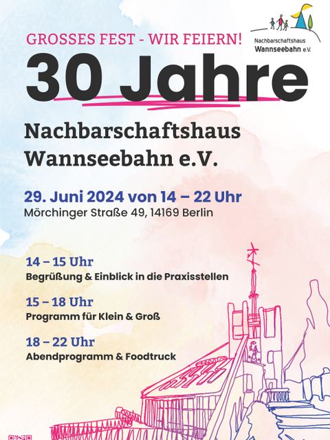 Bildvergrößerung: 30-jähriges Jubiläum des Nachbarschaftshaus Wannseebahn e.V.