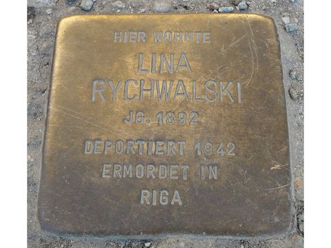 Stolperstein Lina Rychwalski