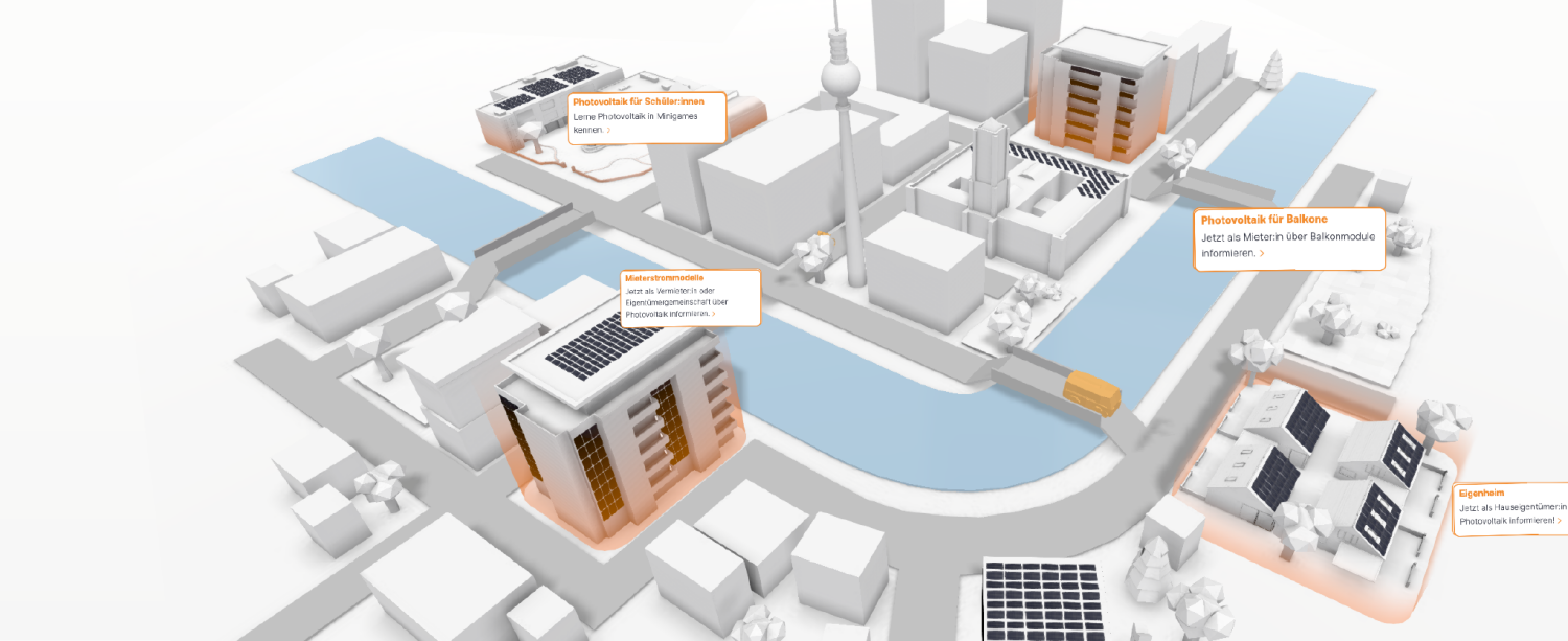 3D Modell Solarcity Berlin