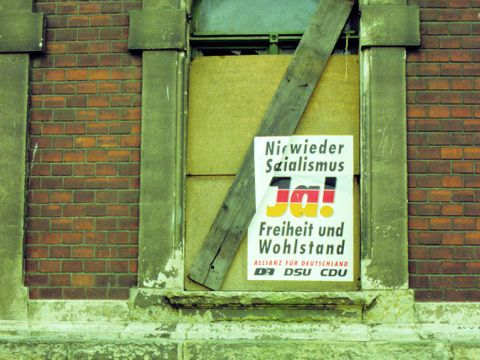 Wahlen 1990, Plakat der CDU