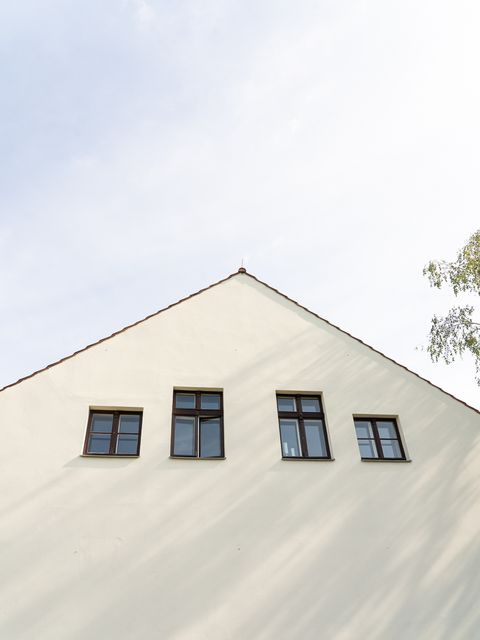 Fassade der Stirnseite des Mühlenhaus Buckower Damm