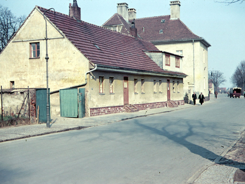 Historische Aufname vom Jagdschloss in der Prierosser Straße von 1965