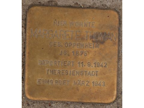 Stolperstein Margarete Thoman