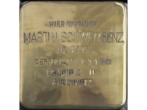 Bildvergrößerung: Stolperstein Martin Schwersenz