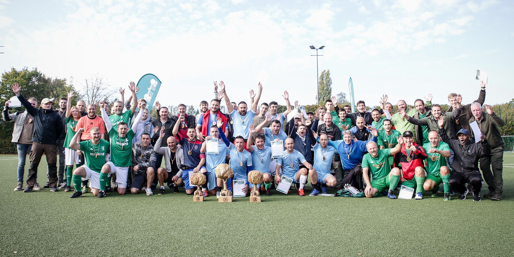 51. Internationales forstliches Fußballturnier: Gruppenfoto