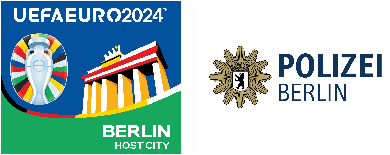 EM Host City Logo und Wort-Bild-Marke Polizei Berlin