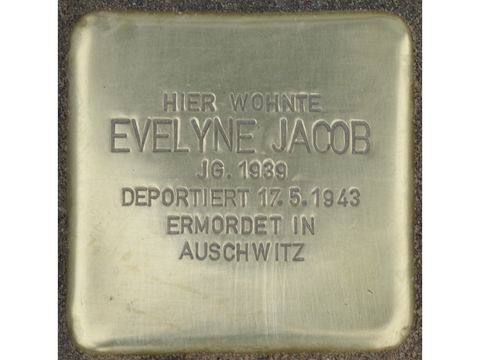 Stolperstein Evelyne Jacob - Badensche Straße 21